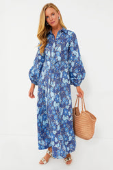 La Mira Floral Los Cinco Maxi Dress